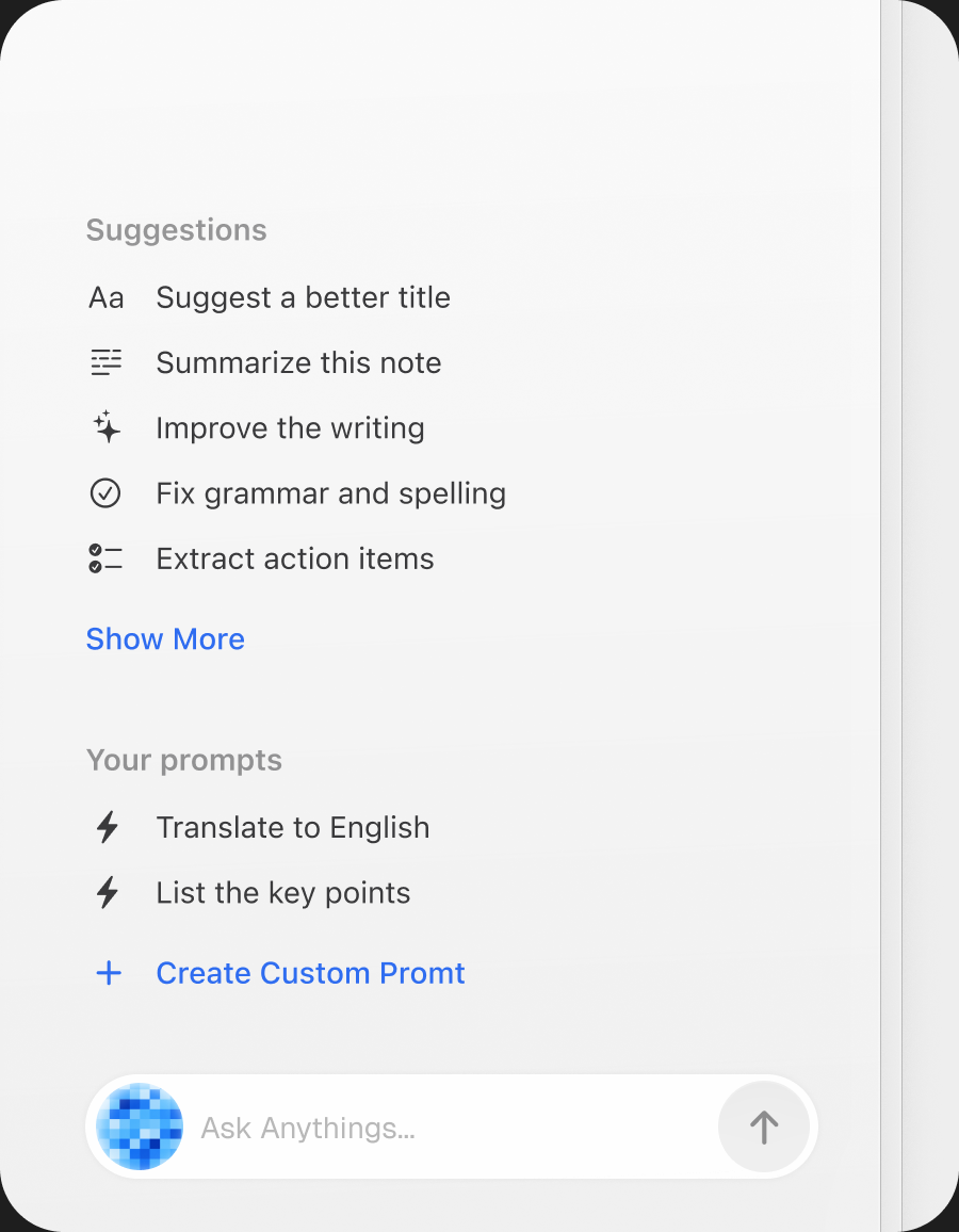Ask Everything feature preview